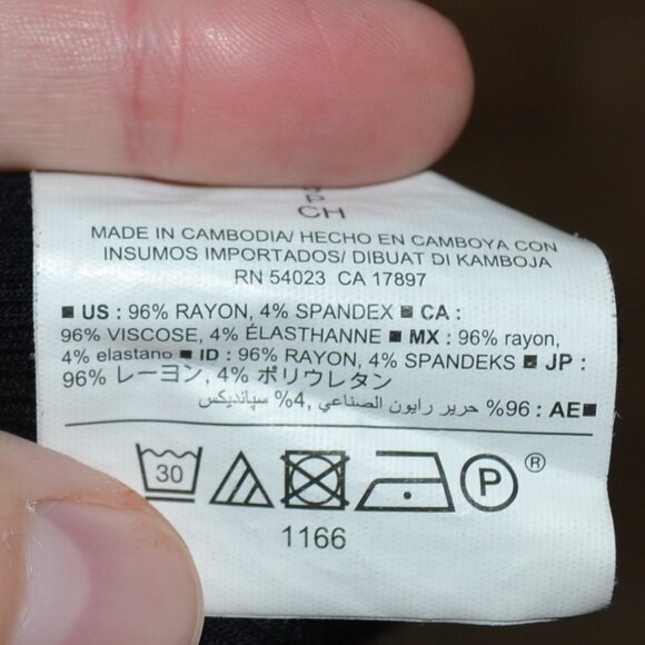 Old Navy Set of 2 Black Ribbed Dress and Black White Striped Ribbed Dress Sz Sm - Picture 9 of 9